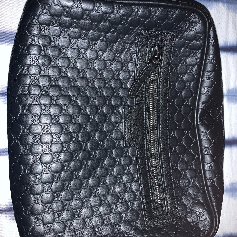 Gucci Black Embossed Bag